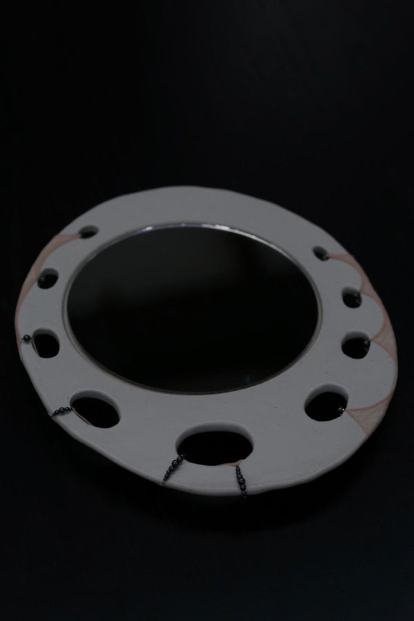 Rui Zhou Installation Vessel Collection RUI-RSS23DC05-FXBL Vermicelli Glass White Plate PR2